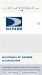 Mobile Screenshot of dirmeier.de